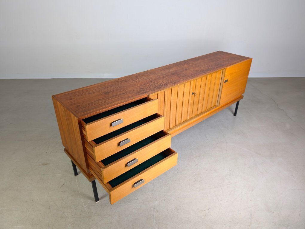 Original Midcentury Sideboard Famöla Furniture Fama Walnut photo 3695.0