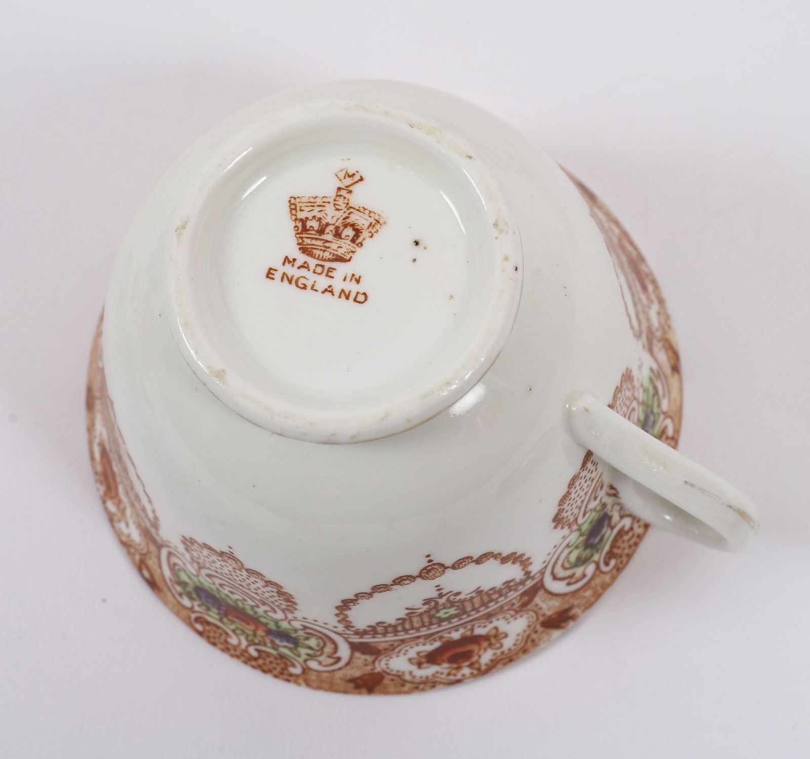 photo vinterior Antique 21 Piece Doric China, Longton Stafford Porcelain Tea Set  Circa 1926 35