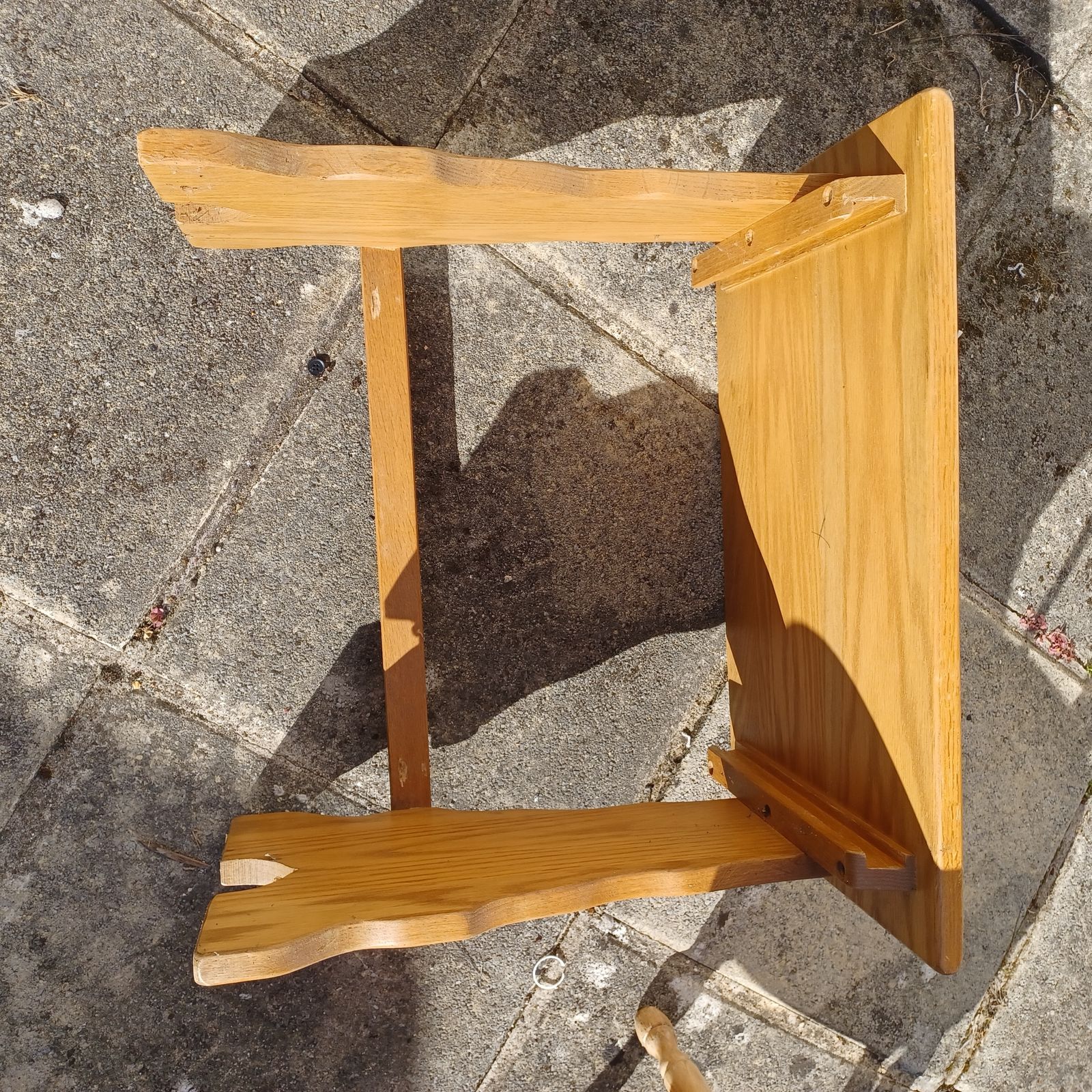 Side Tables Nest Benches Solid Wood Stools X2 photo vinterior