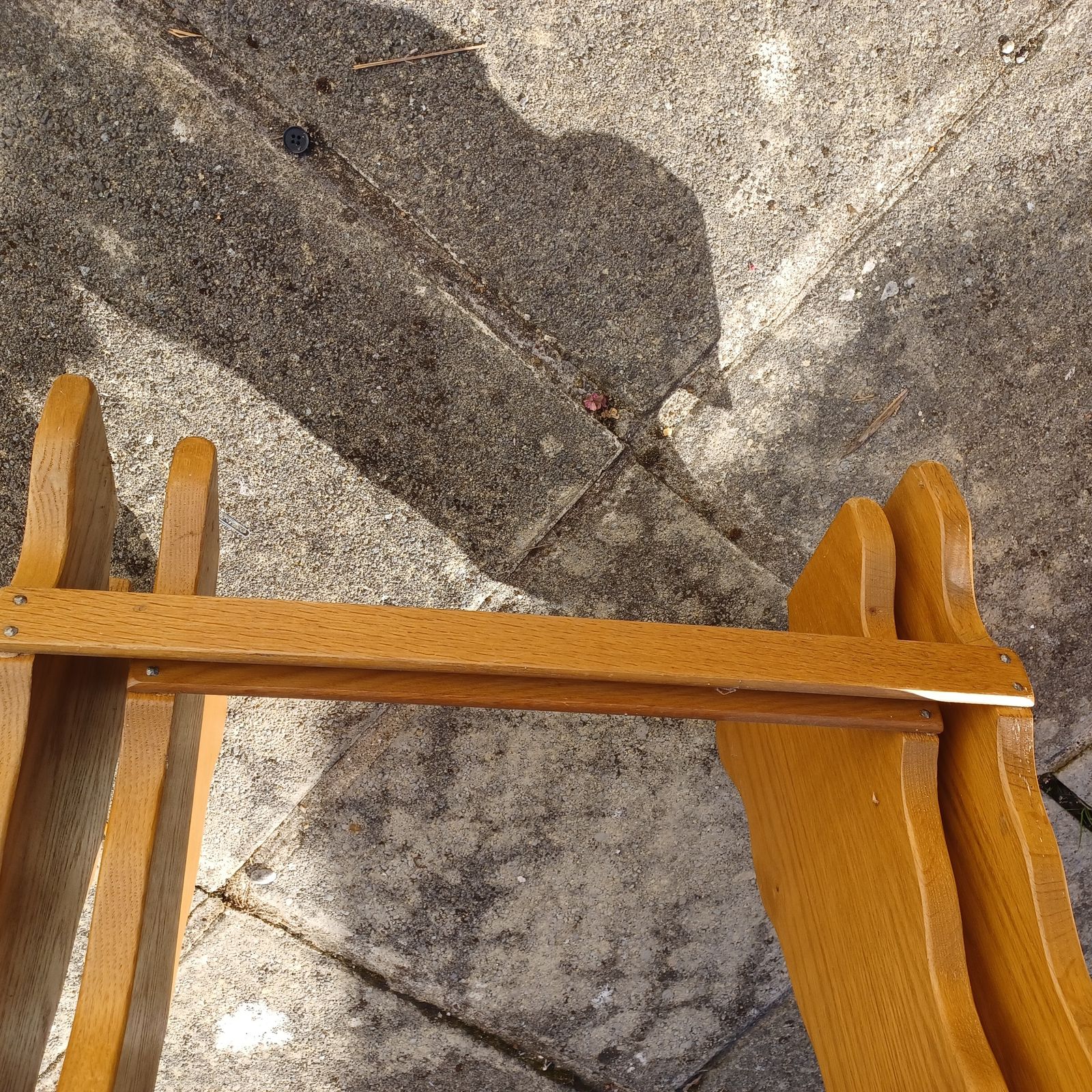 photo vintage Side Tables Nest Benches Solid Wood Stools X2