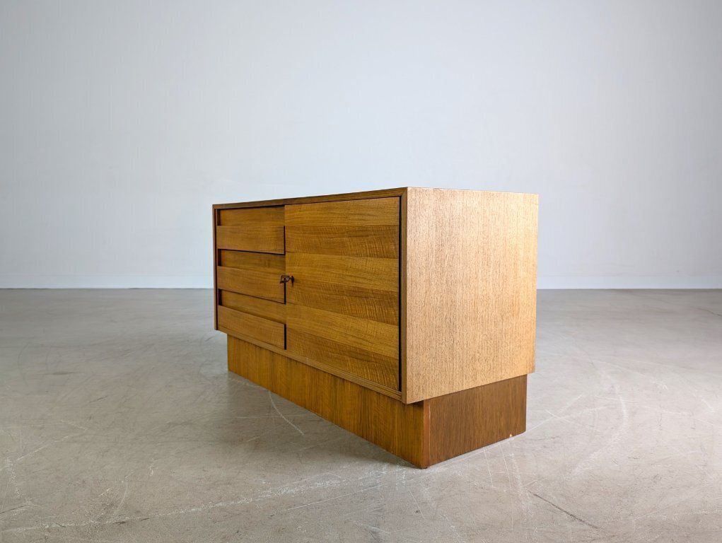 Midcentury Sideboard Vintage Sideboard Walnut Chest Of Drawers 1970 photo 852.0
