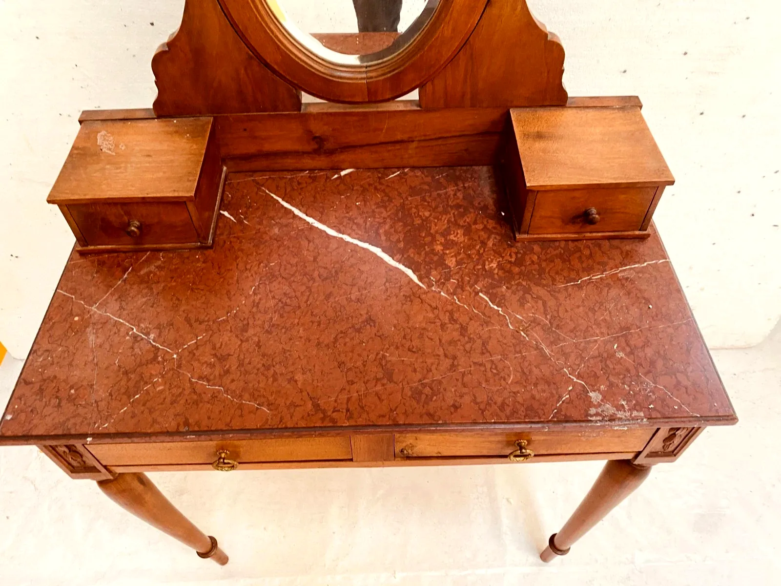 photo for sale Louis XVI Style Walnut Dressing Table 20th Century