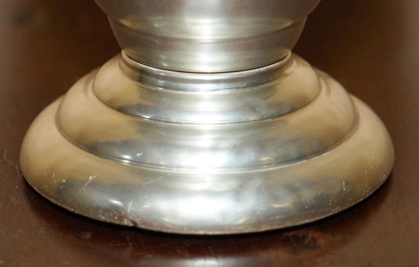 Antique Art Deco Silver Plated Champagne Wine Or Ice Bucket Lovely Period Patina photo 375.0