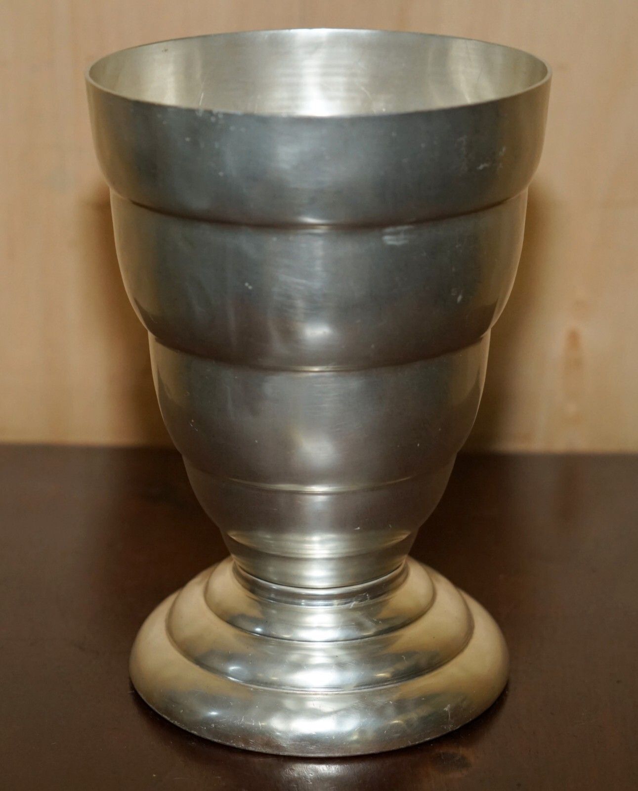 photo for sale Antique Art Deco Silver Plated Champagne Wine Or Ice Bucket Lovely Period Patina