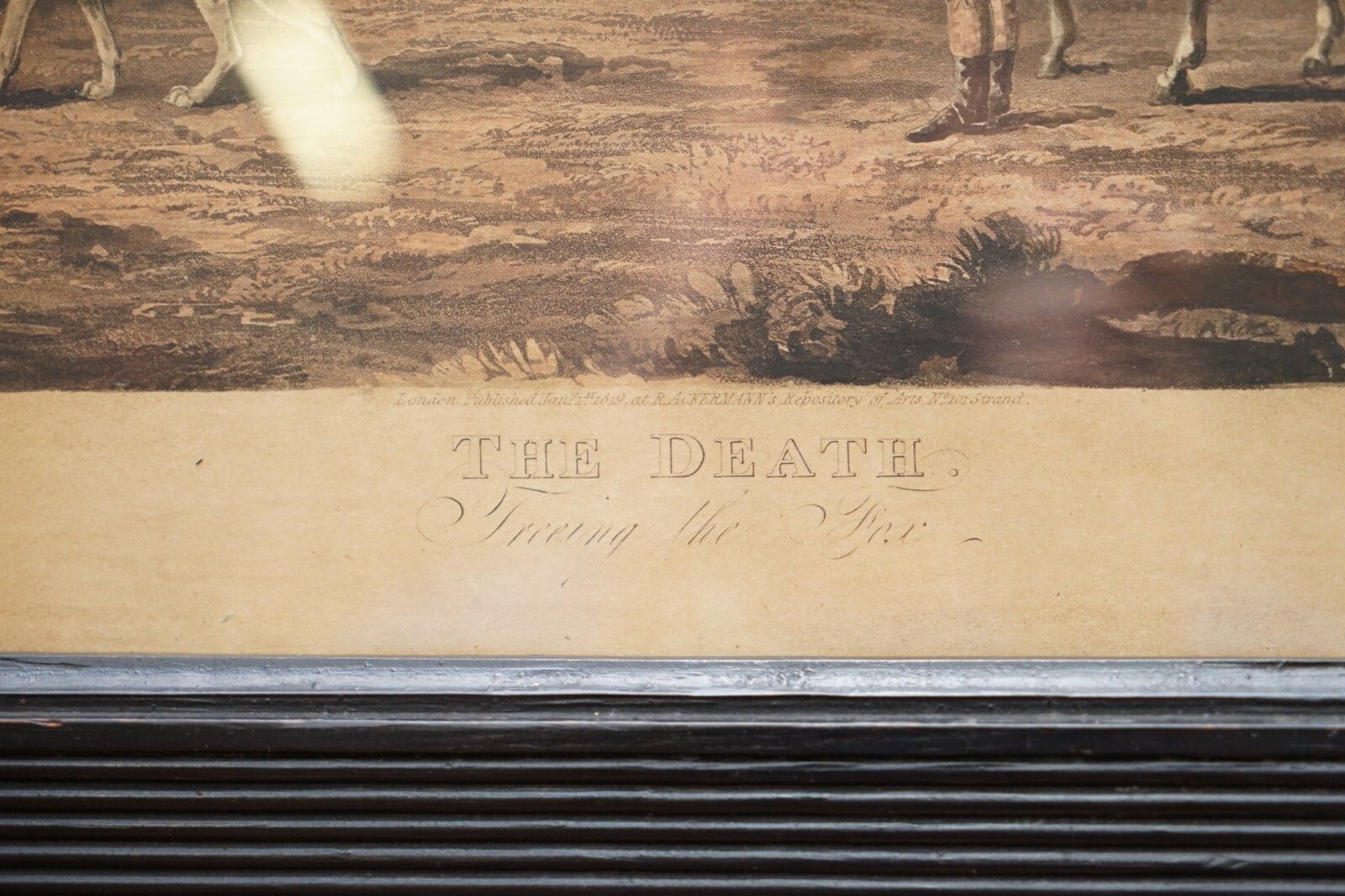 Rare Pair Of Hunting Prints The Death & The Chase 1819 T Sutherland Sculpt photo buy