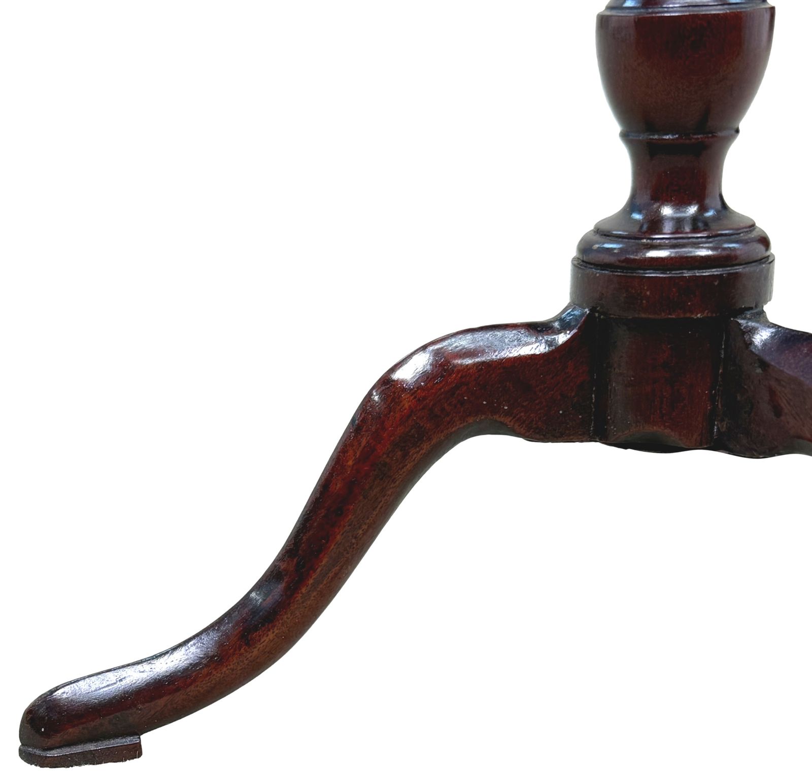 Georgian 18th Century Miniature Mahogany Tripod Table (England, Circa 1750) photo for sale