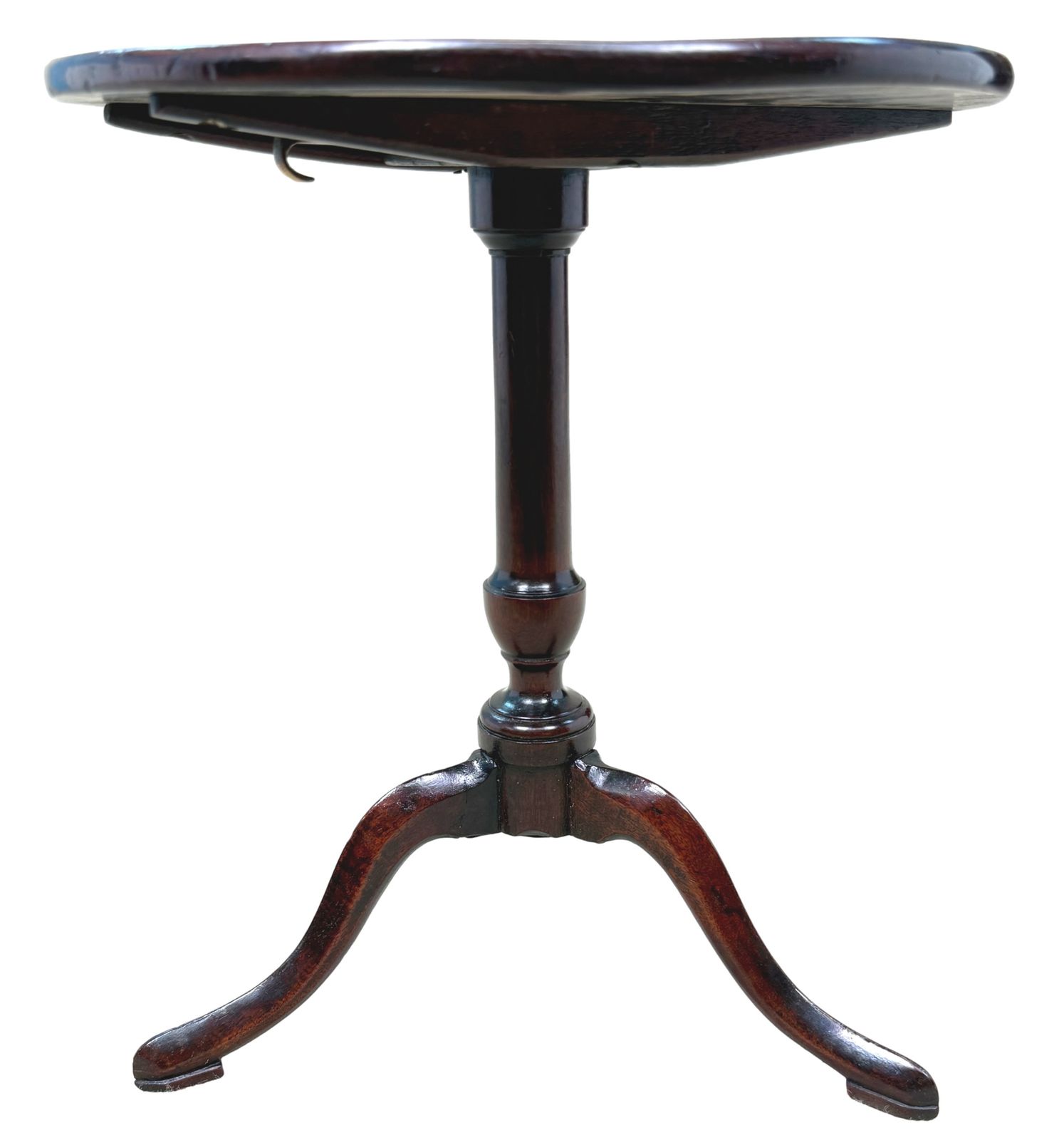 Georgian 18th Century Miniature Mahogany Tripod Table (England, Circa 1750) photo 1750.0