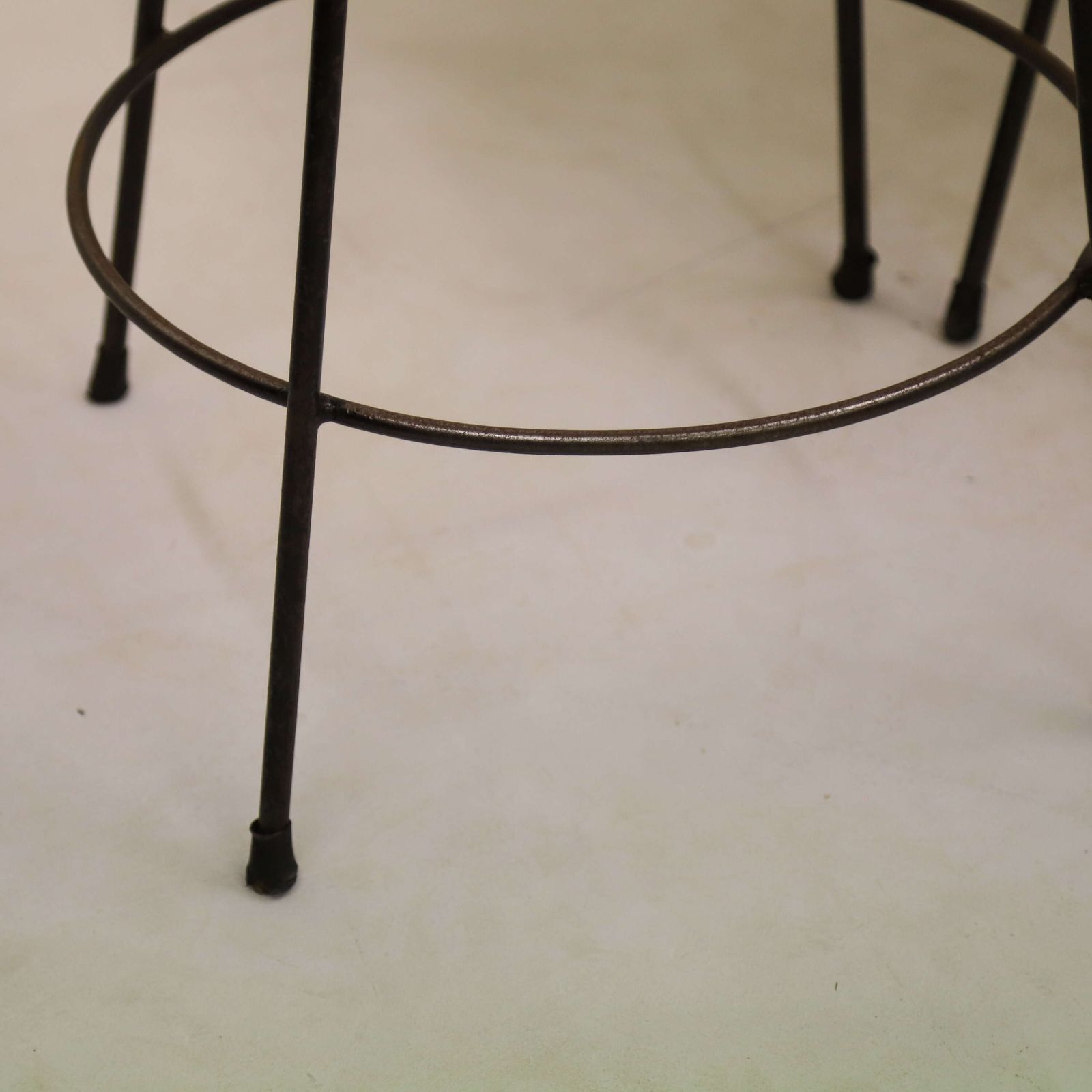 photo for sale Set Of Four Mid‑Century Rattan Bar Stools   In The Manner Of Seng Of Chicago, C.1960s