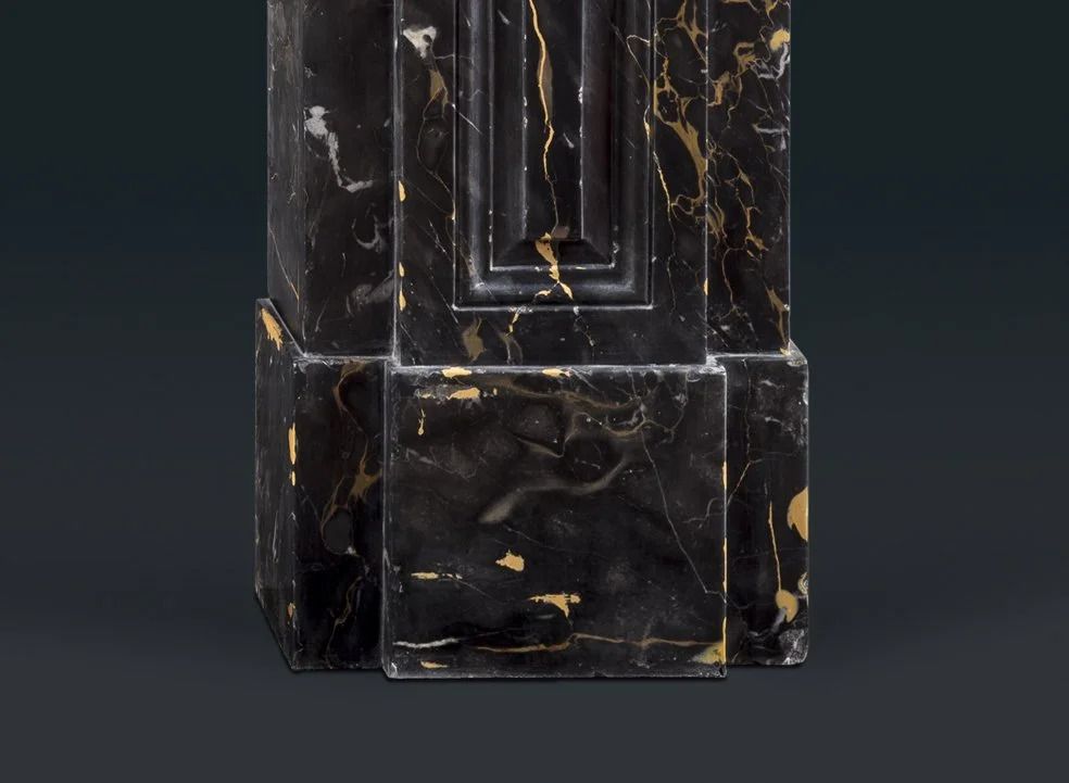 Regency Portoro Marble Fireplace Surround photo for sale