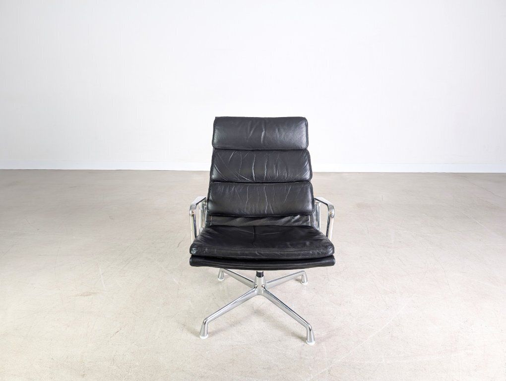 Original Ea 216 Armchair Herman Miller Charles Ray Eames Soft Pad photo furniture