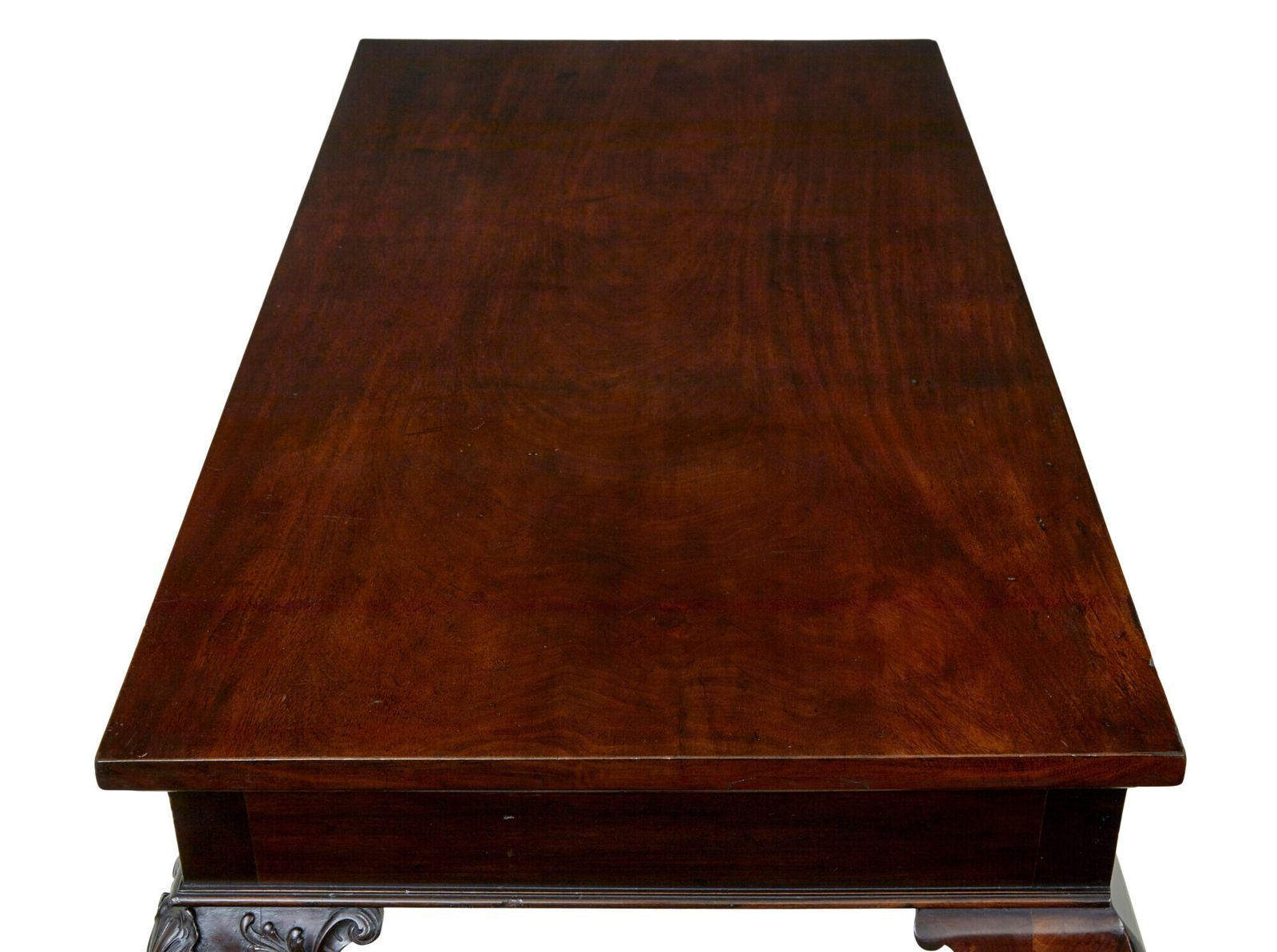 19th Century English Hand Carved Serving Table photo for sale