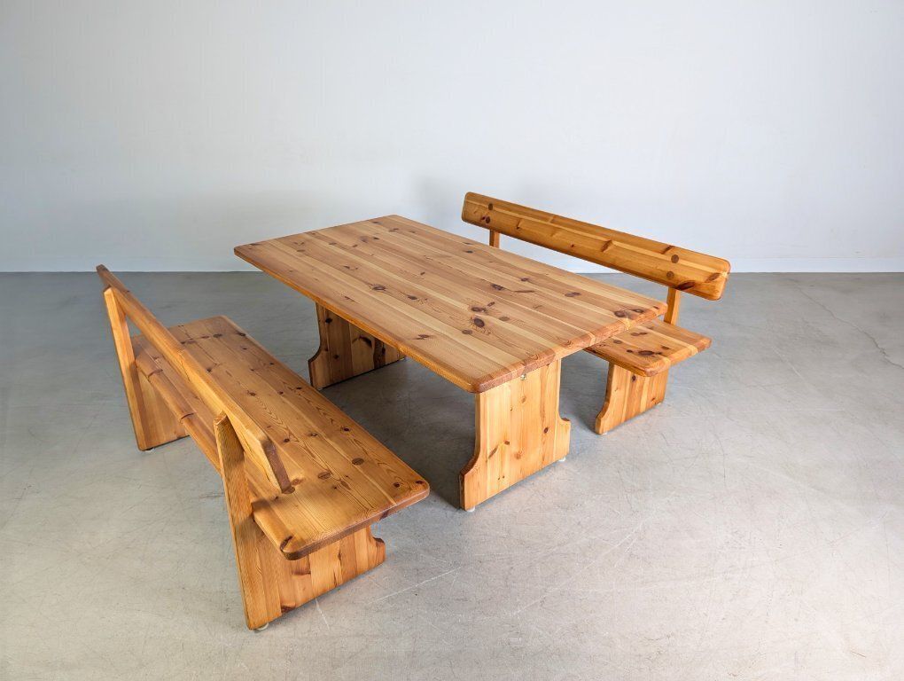 Seating Group Karl Andersson And Sner Carl Malmsten 2 Benches + Table photo for sale
