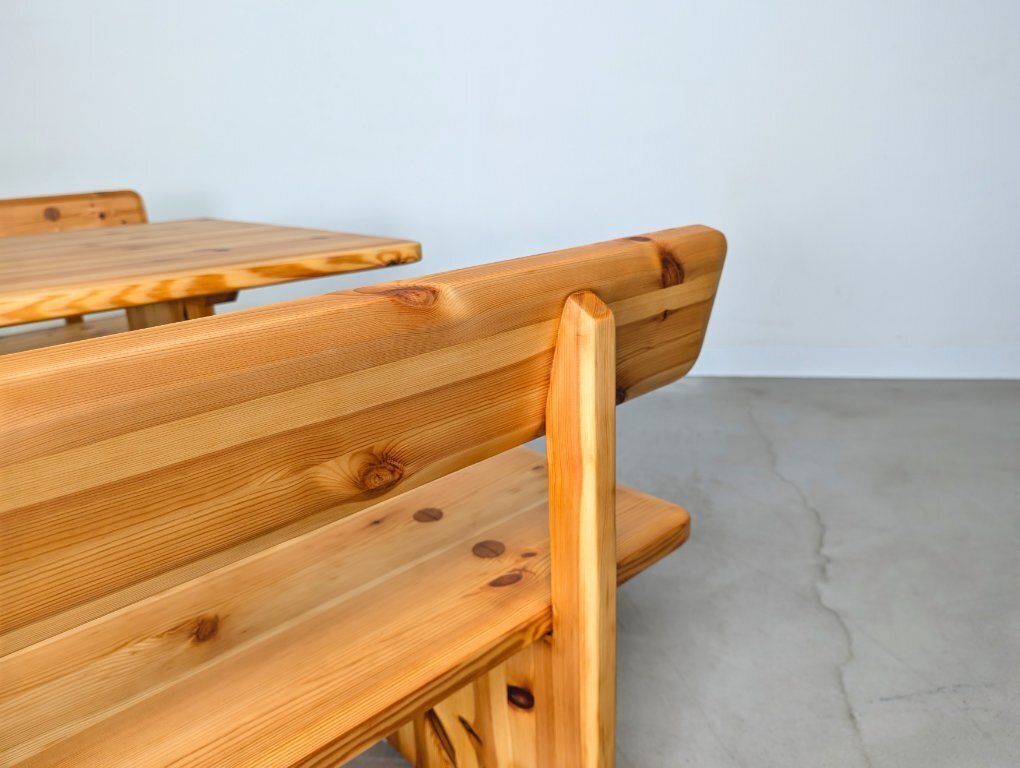 Seating Group Karl Andersson And Sner Carl Malmsten 2 Benches + Table photo vintage