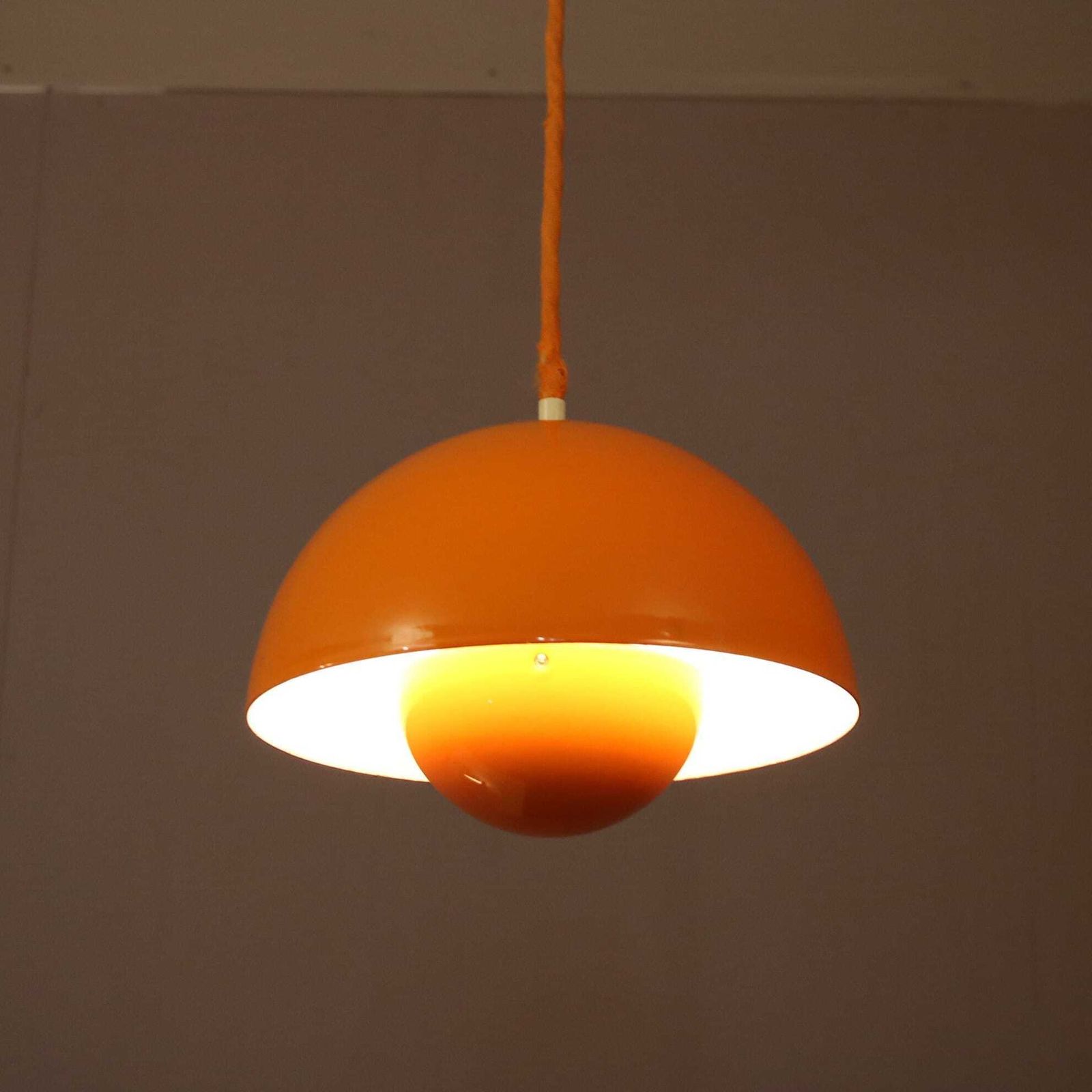 1970s “Flower Pot” Hanging Lamp By Verner Panton For Louis Poulsen, Denmark photo furniture