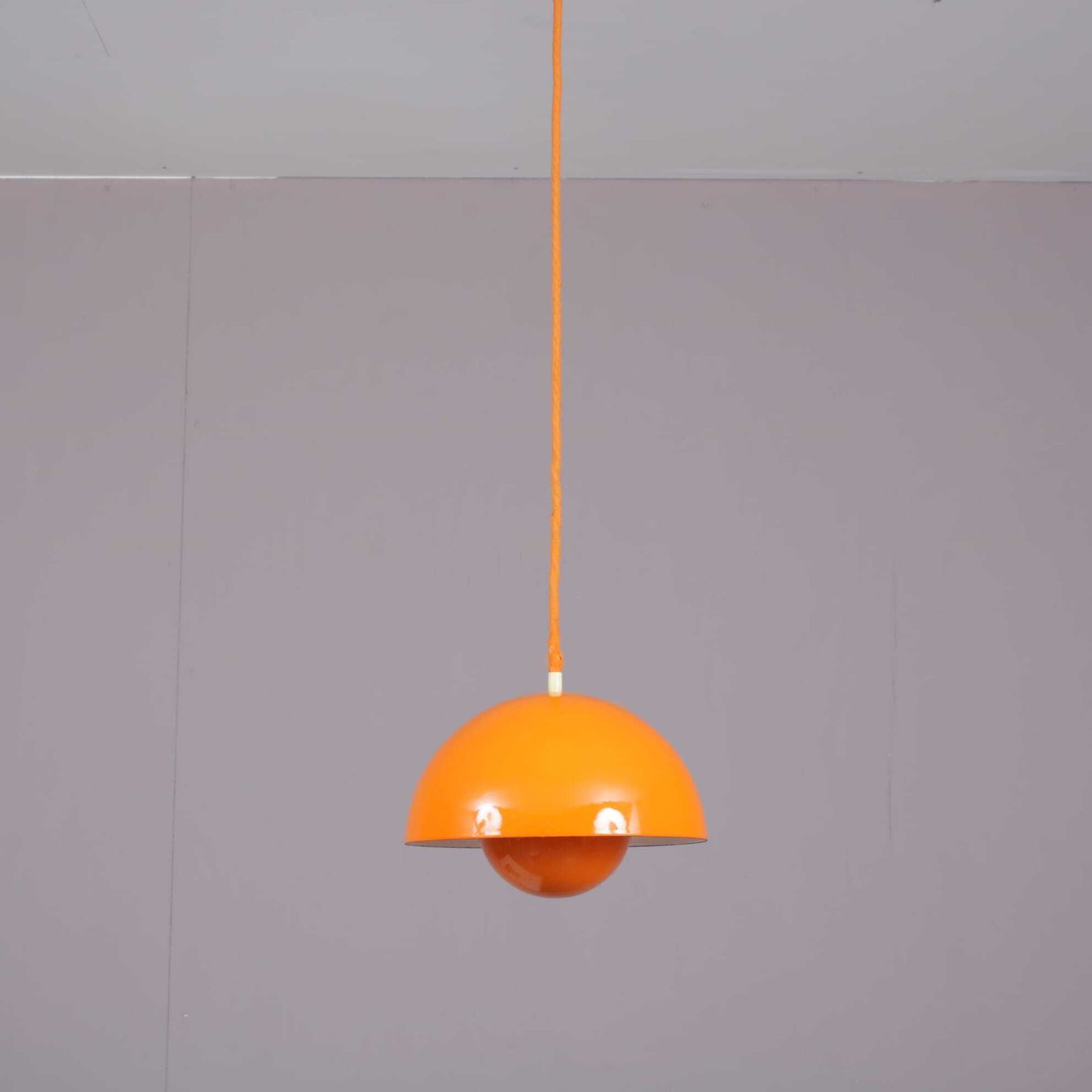 1970s “Flower Pot” Hanging Lamp By Verner Panton For Louis Poulsen, Denmark photo vinterior