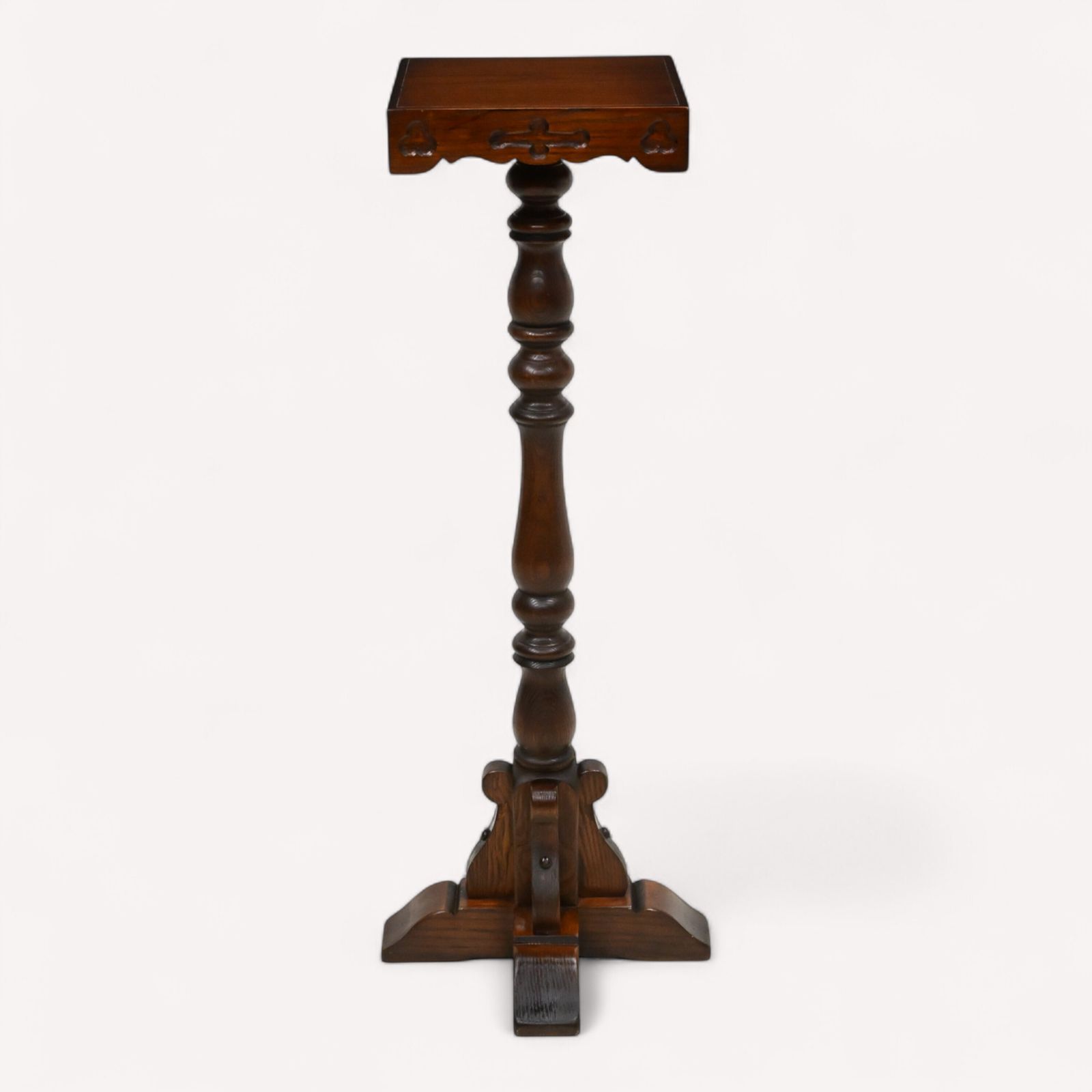 Old Charm Plant Stand Oak Tudor Brown Finish Model 2164 Free Nationwide Delivery photo Furniture