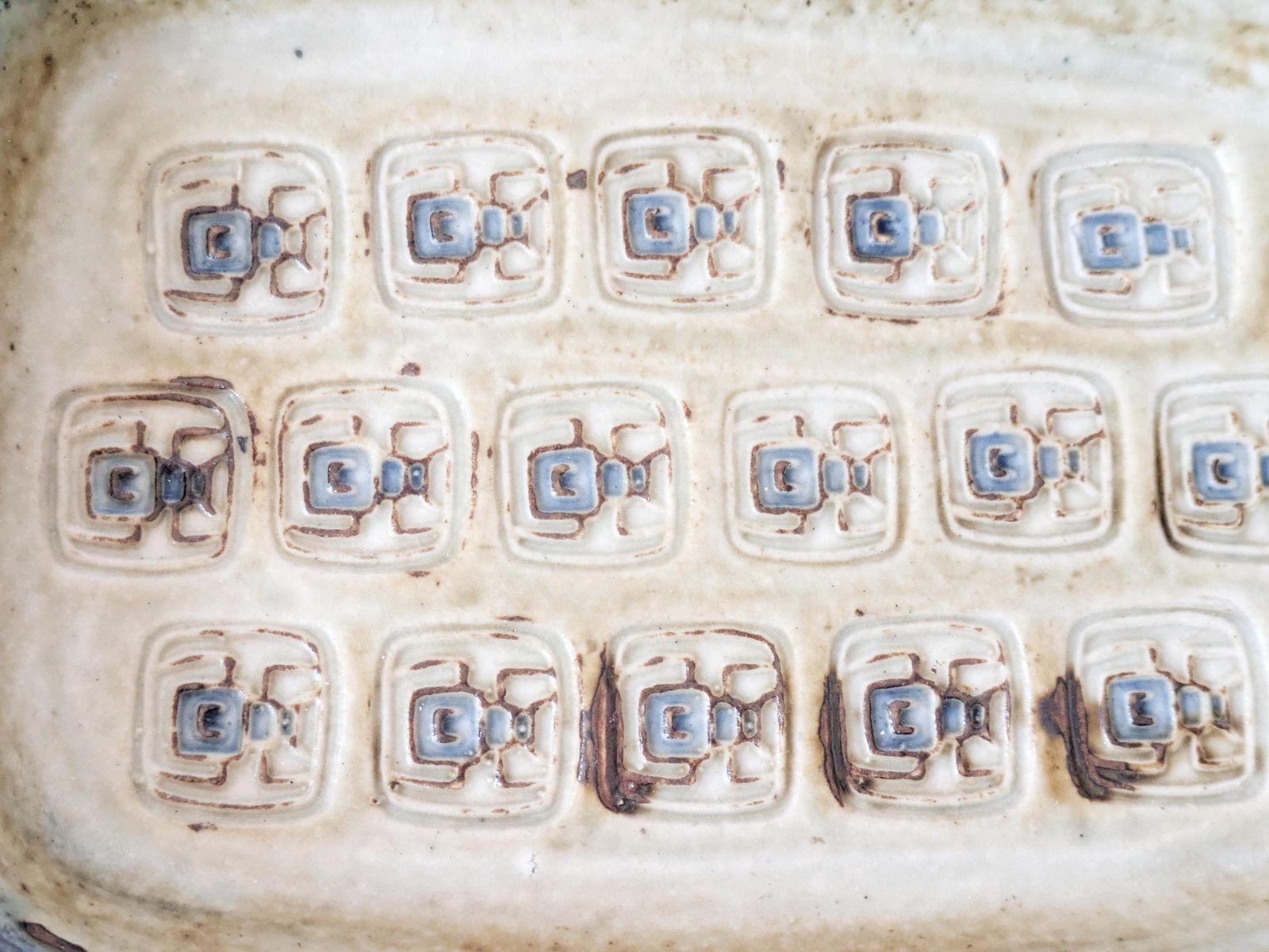 Midcentury Royal Copenhagen Scarab Vide Poche, Brutalist Stoneware Bowl By Jørgen Mogensen, Danish Pottery 1960s photo buy