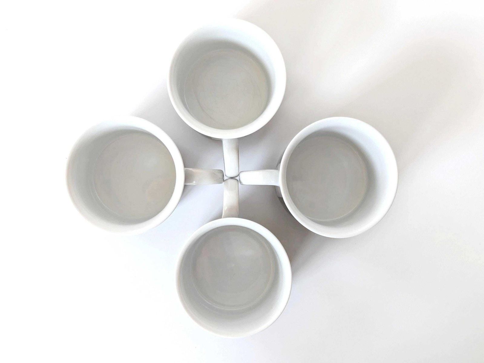 1980s Postmodern Memphis Coffee Set, Burg Lindau Germany, Porcelain Cups & Saucers photo vintage