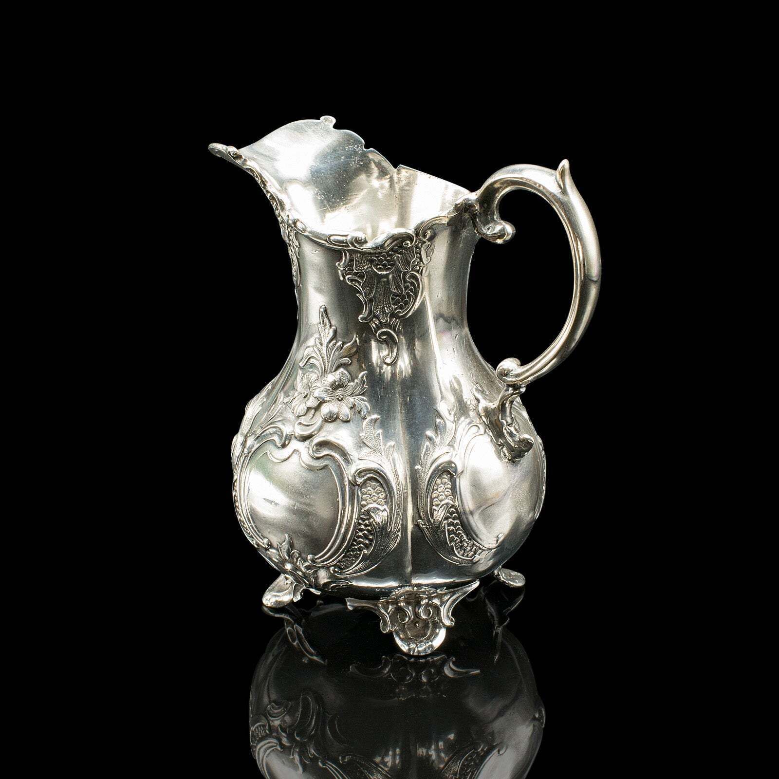 photo for sale Antique 4 Piece Tea Service, English, Silver Plate, Coffee Pot, Edwardian, 1910