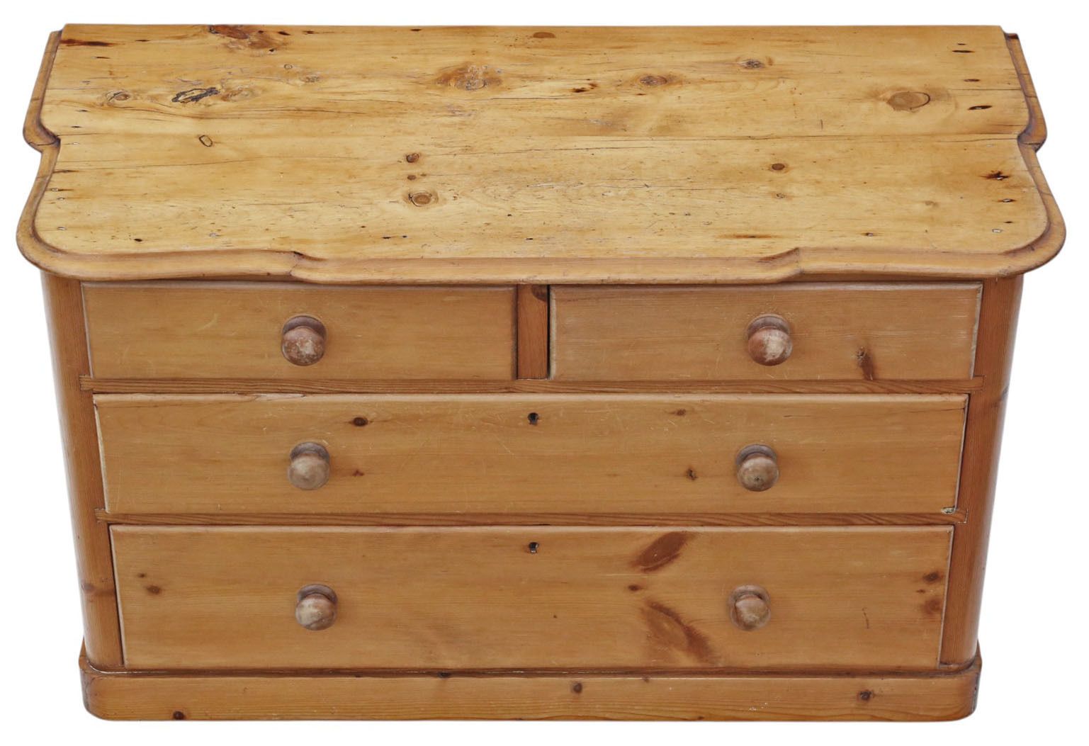 Antique 19th Century Large Pine Chest Of Four Drawers – Fine Quality photo furniture
