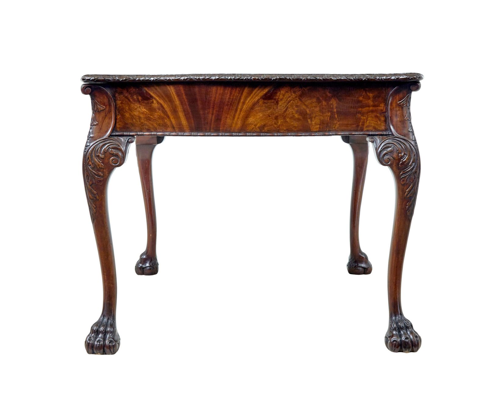 photo for sale Mid 19th Century English Partners Desk In The Chippendale Taste