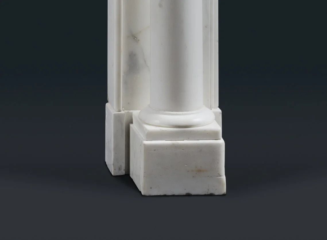 Georgian Statuary Marble Fireplace Surround photo vinterior