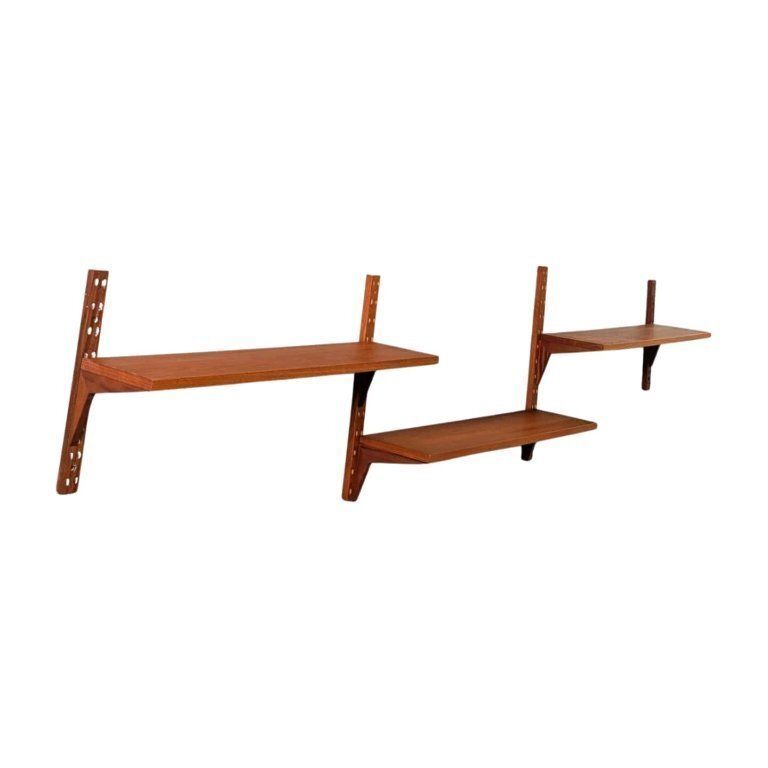 Original Poul Cadovius Midcentury Bookshelf Wall Shelf Cado Teak photo 976.0