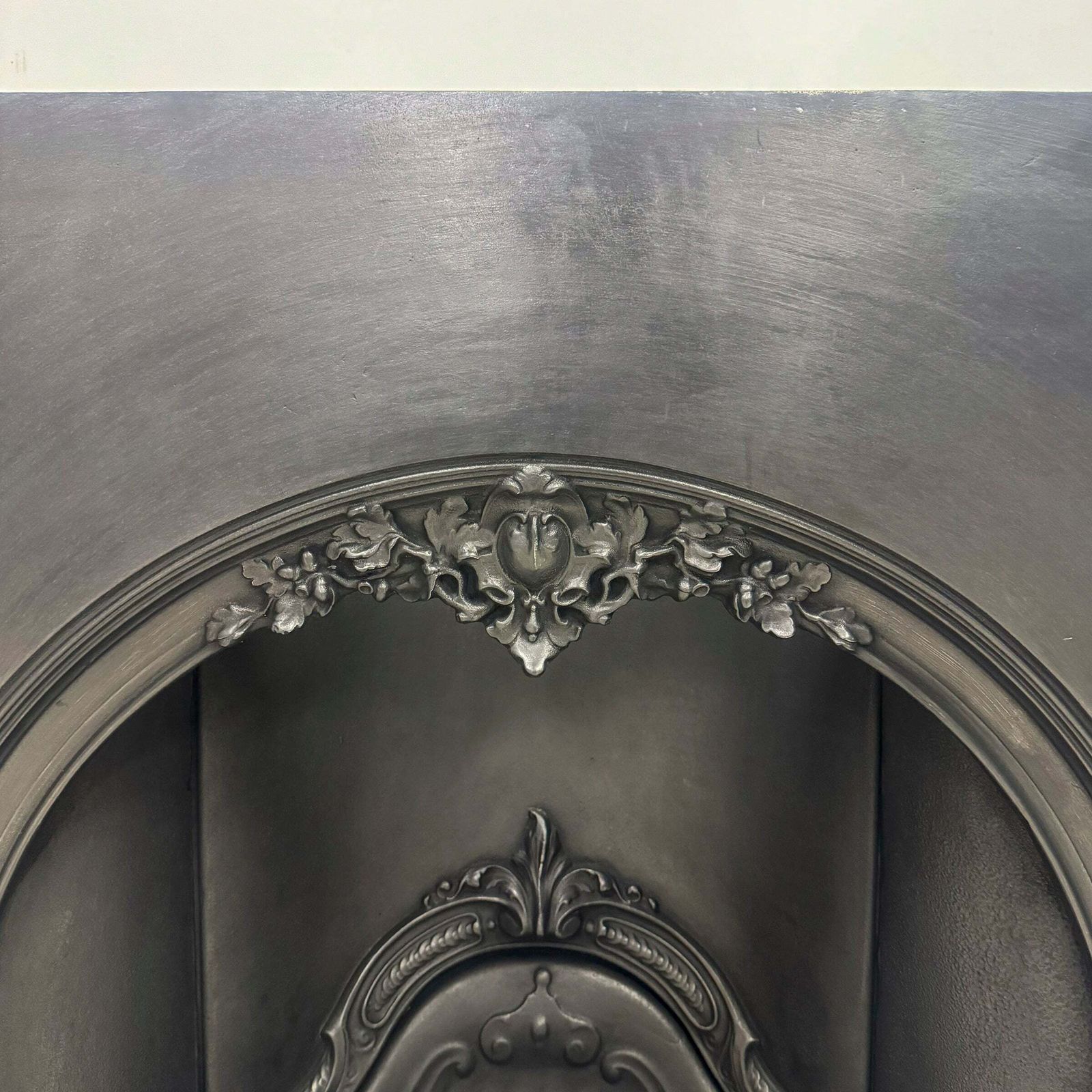 Ornate Reclaimed Victorian Style Cast Iron Insert photo furniture