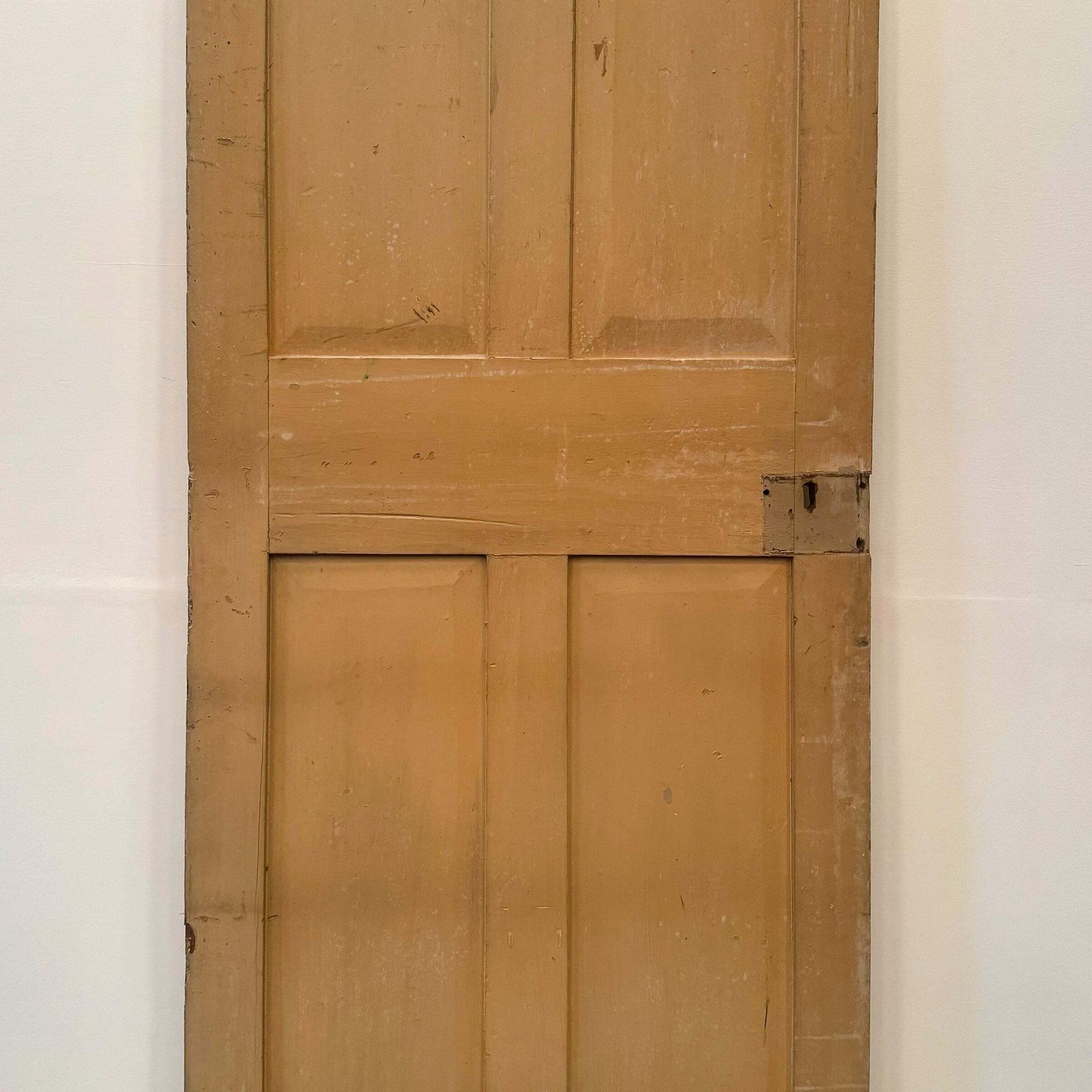 Georgian Solid Pine Panelled Door   226cm X 78cm photo buy