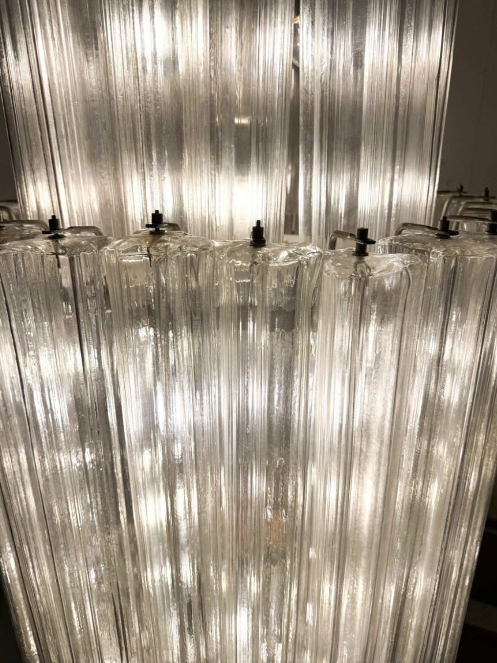 Mid Century Modern Glass Suspension, Italy, 1960s photo 7710.0