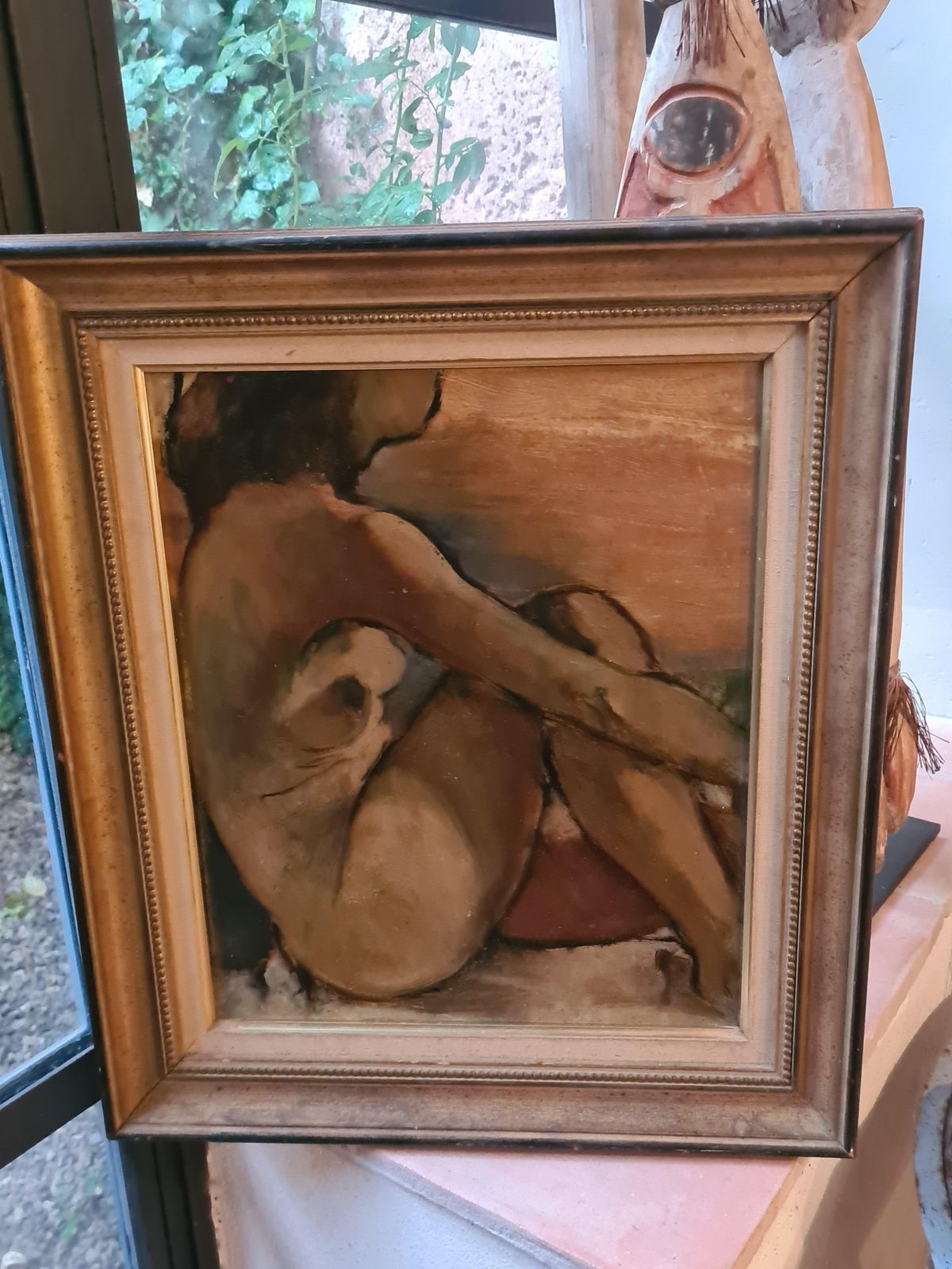 Female Nude, The Artist's Wife, 'Femme Nue From The '1940s By Georges Gonthier photo vintage