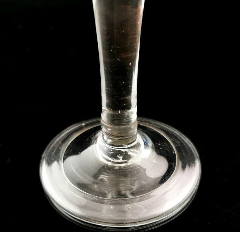 Antique Georgian Tall Stem Cordial Or Wine Glass photo Home Decor