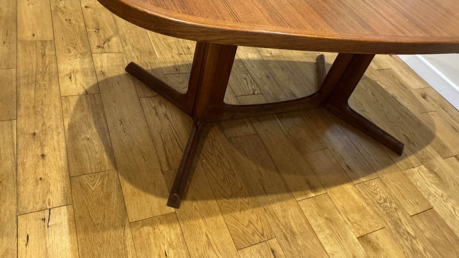 Gudme Mobelfabrik Danish Midcentury Teak Extending Table By Niels Otto Moller