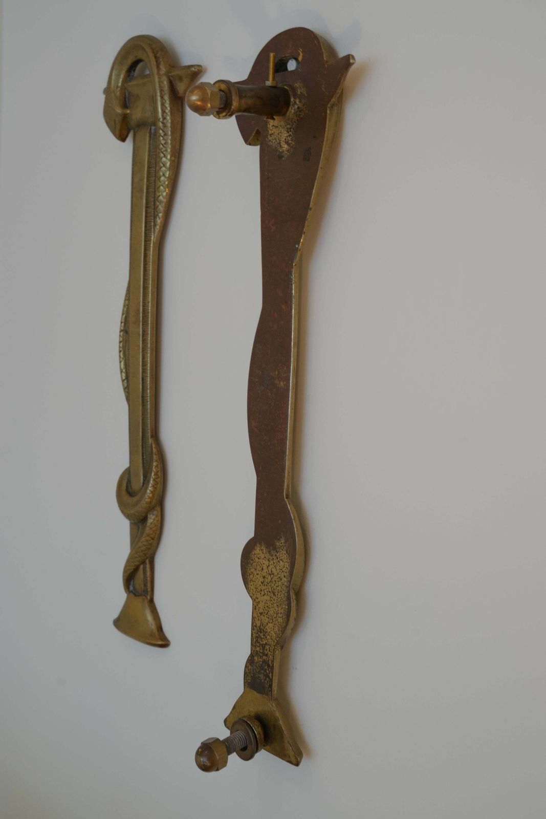 Pair Of French Art Deco Apothecary Door Handles. photo vinterior