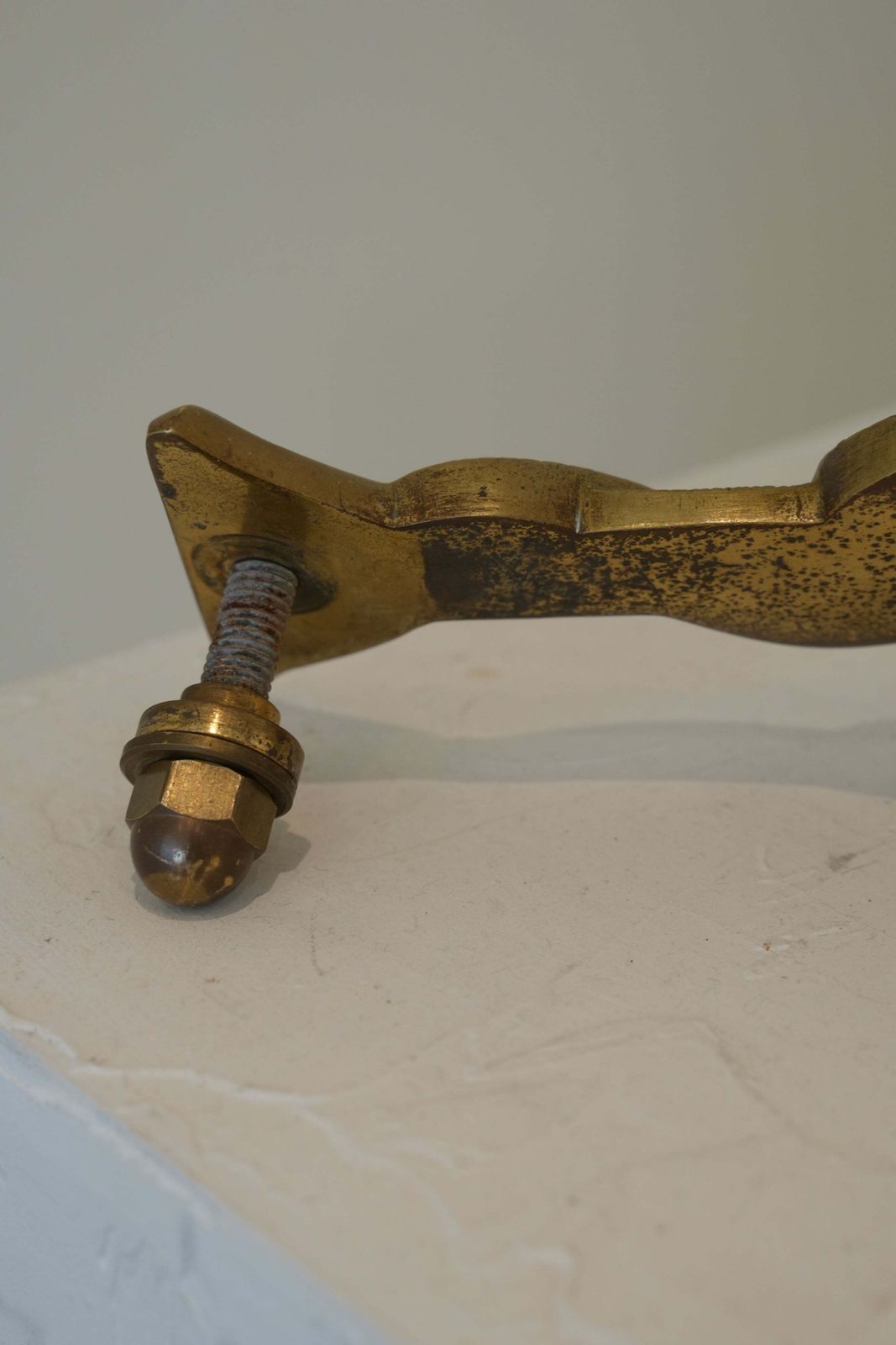photo for sale Pair Of French Art Deco Apothecary Door Handles.
