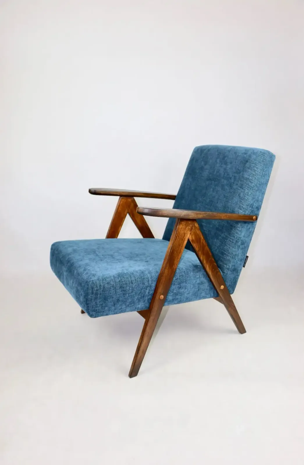 Vintage Armchair Classic Like Var Gray   Blue Jeans photo vintage