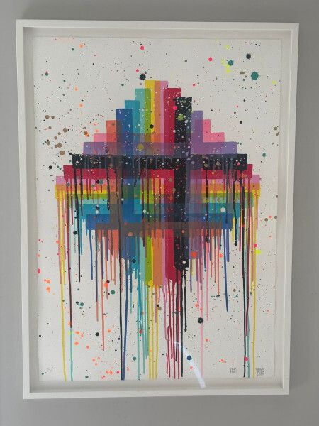 Maya Hayuk Faux Flag, 2015