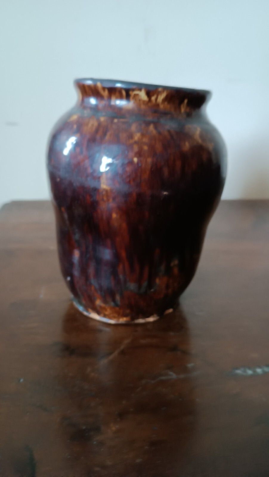 Antique Majolica Albarello Vase With Lustre From Umbria 18th Century photo furniture