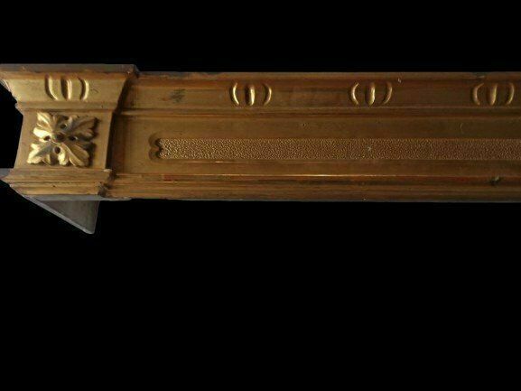 Pair Of Valances Woodwork In Carved And Gilded Wood, Northern Italy Xixth Century photo vinterior