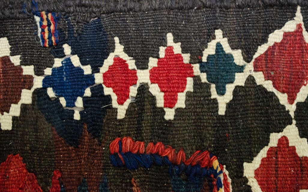 Antique Varamin Kilim Rug 274x160cm photo vinterior