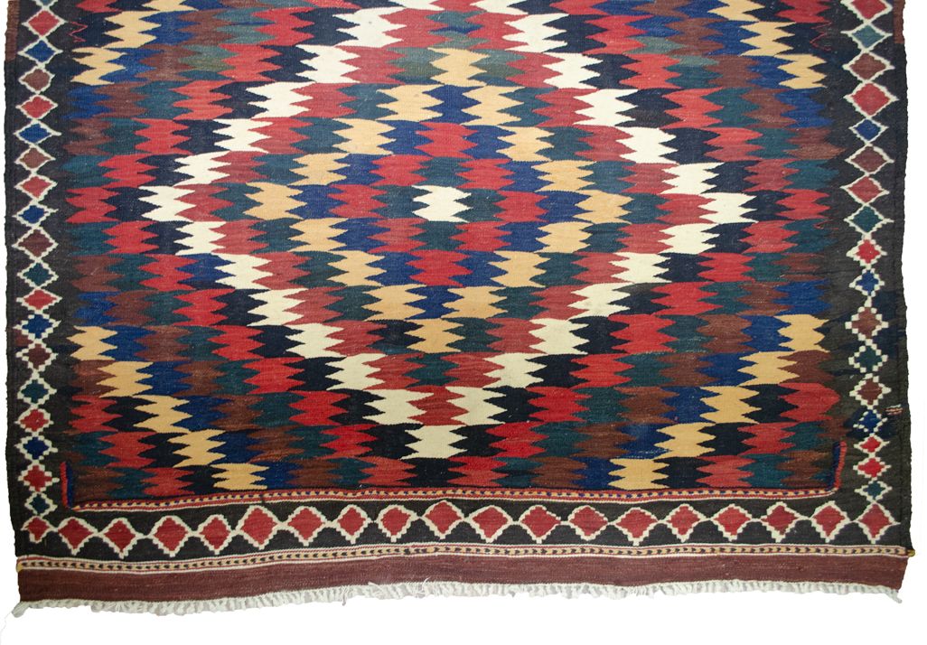 photo for sale Antique Varamin Kilim Rug 274x160cm