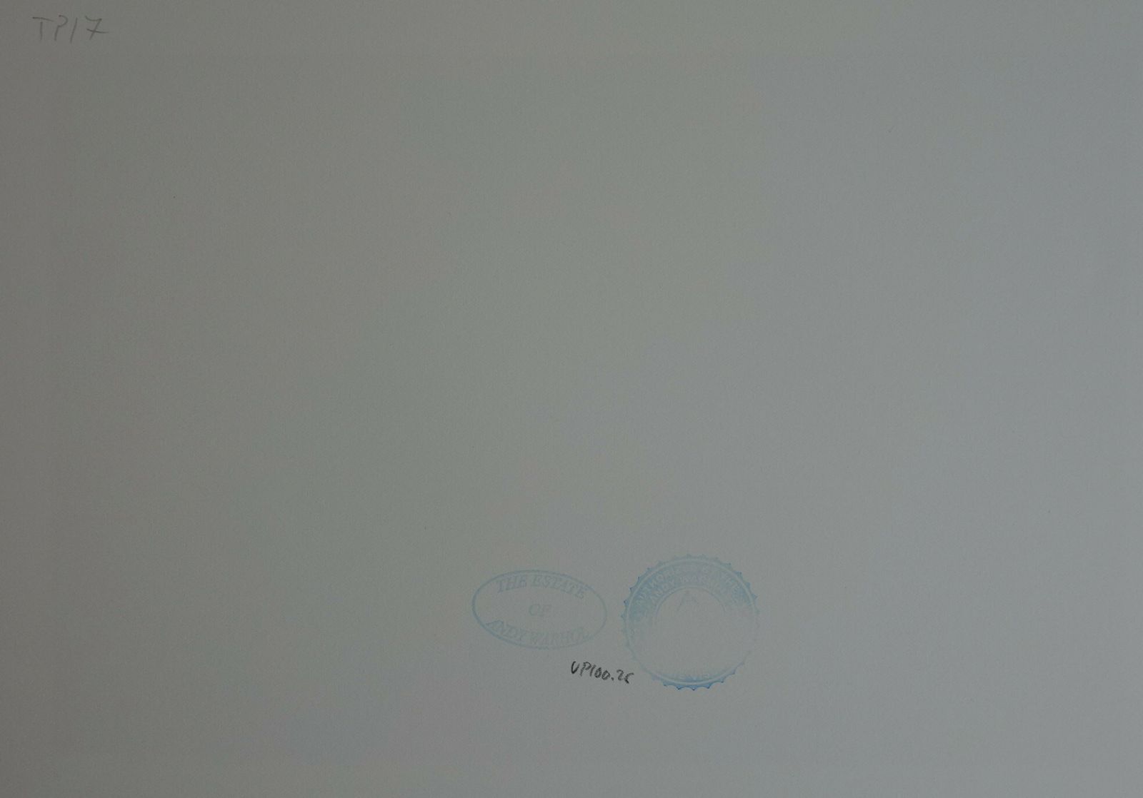 Fine Pop Art Limited Edition Trial Proof Print, Andy Warhol, Signed & Stamped With Estate Stamp photo buy