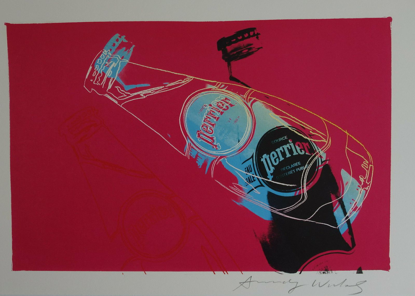 Fine Pop Art Limited Edition Trial Proof Print, Andy Warhol, Signed & Stamped With Estate Stamp photo vintage