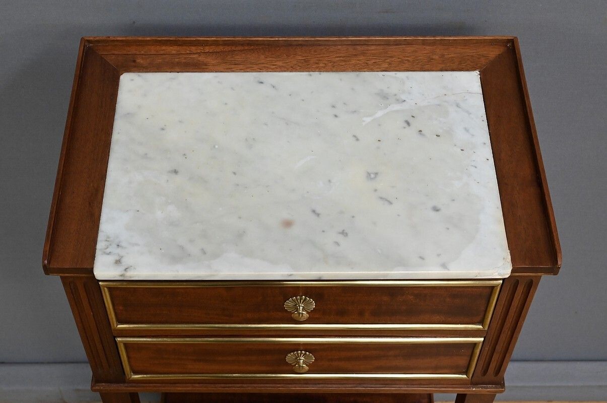 Small Mahogany Coffee Table, Louis XVI Style – Mid 20th Century photo Furniture