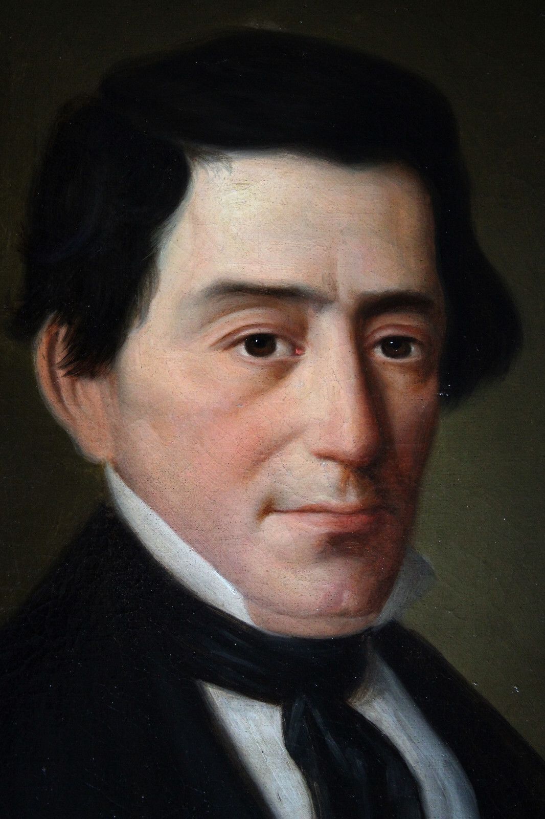 850.0 Biedermeier Man Portrait Portrait Portrait Of An Elegant Gentleman Mid 19th Century Jh photo