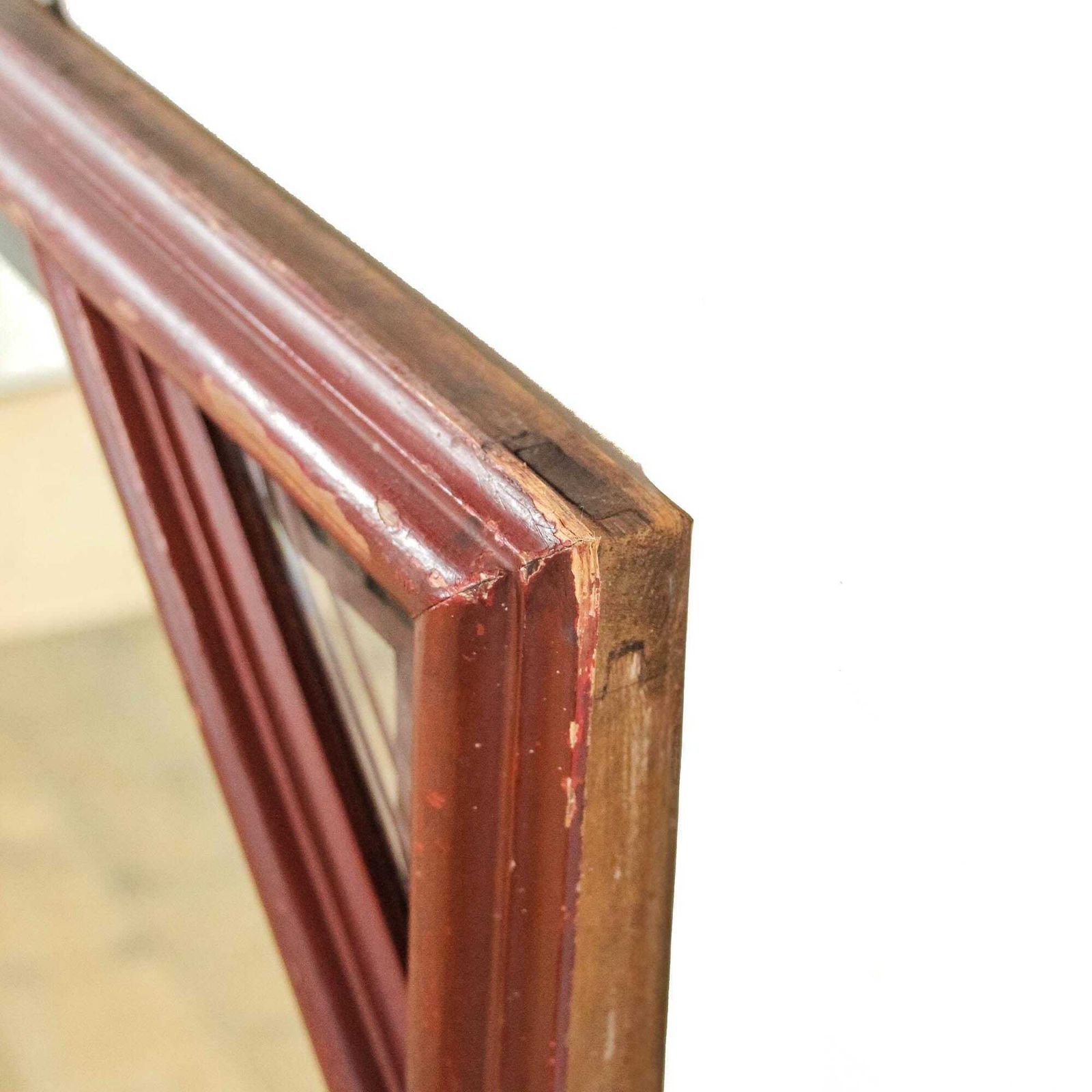 Antique 19th Century Painted Wall Mirror With Bevelled Plate | Over Mantle Mirrors | Pair Mirrors | Maple Mirrors (M 6337) photo vinterior