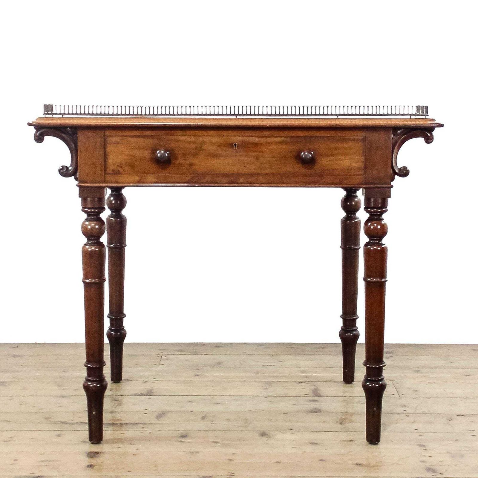 Antique Victorian Writing Table With Leather Inset Top | Antique Oak Desk | Office Furniture | Antique Desk | Office Furniture photo for sale