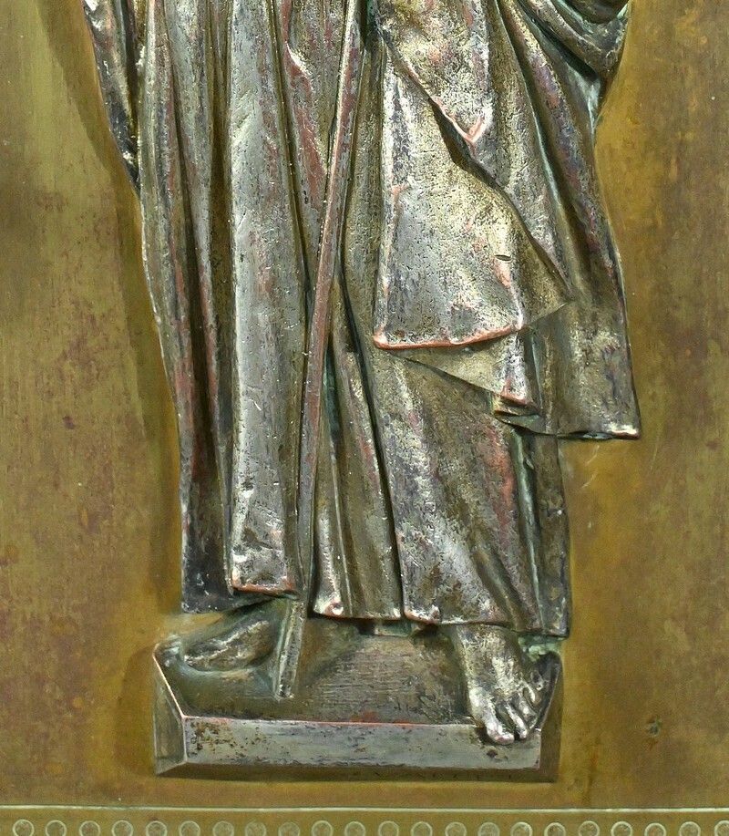 photo for sale Bronze Tabernacle Door, Signed J. Vallet – Late 19th Century