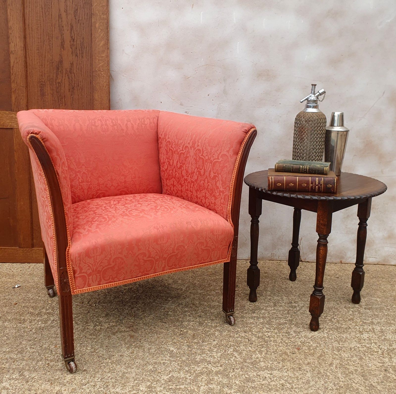 Antique Early 20th Century Art Deco Style Chair photo vintage