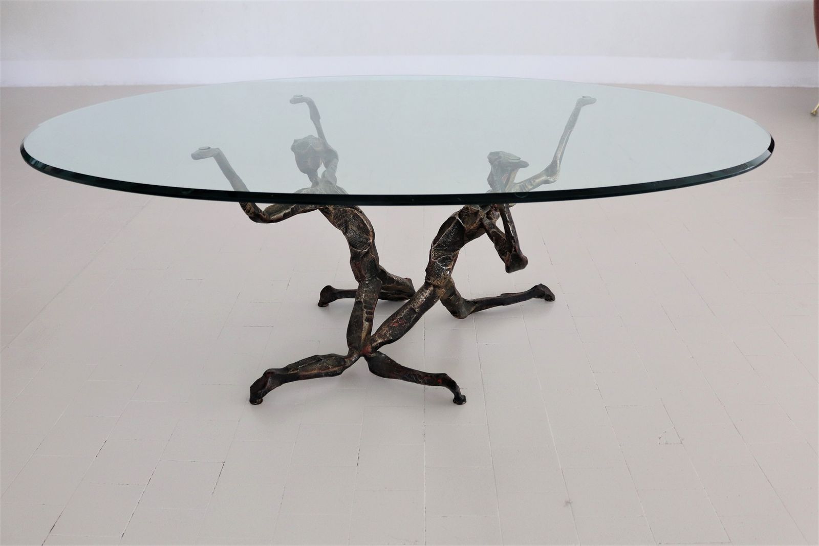 Salvino Marsura Trinidad Brutalist Coffee Table In Bronze, 1960 photo buy